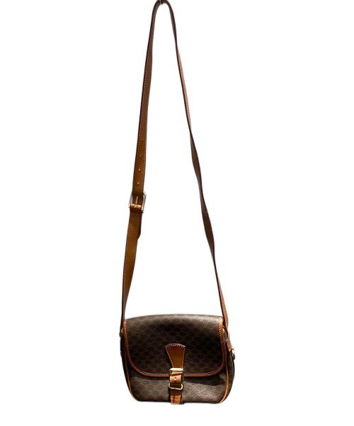 CELINE（セリーヌ）CELINE (セリーヌ) マカダム M90 ショルダーバッグ ブラウンの古着・服飾アイテム
