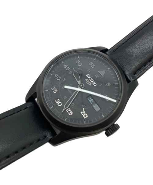 SEIKO（セイコー）SEIKO (セイコー) 自動巻き 593218 リストウォッチ ブラックの古着・服飾アイテム