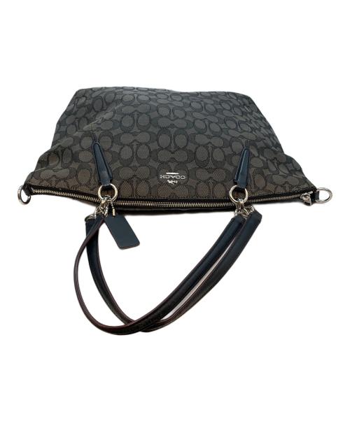 COACH（コーチ）COACH (コーチ) シグネチャー トートバッグ グレーの古着・服飾アイテム
