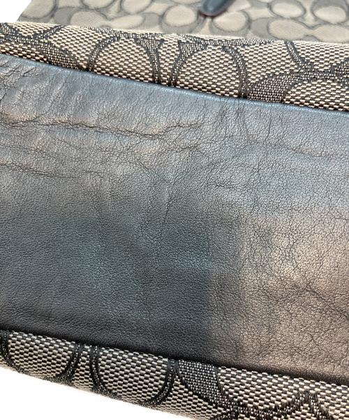 COACH（コーチ）COACH (コーチ) シグネチャー トートバッグ グレーの古着・服飾アイテム