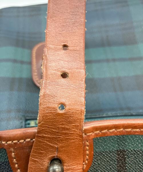 POLO RALPH LAUREN（ポロ・ラルフローレン）POLO RALPH LAUREN (ポロ・ラルフローレン) チェック ショルダーバッグ グリーンの古着・服飾アイテム