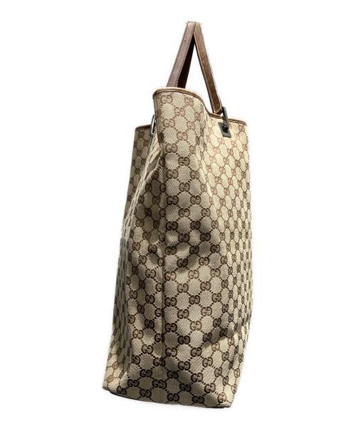 GUCCI（グッチ）GUCCI (グッチ) GG 00 2404 トートバッグ ブラウンの古着・服飾アイテム
