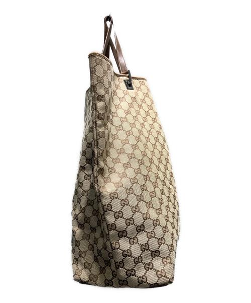 GUCCI（グッチ）GUCCI (グッチ) GG 00 2404 トートバッグ ブラウンの古着・服飾アイテム