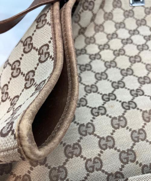 GUCCI（グッチ）GUCCI (グッチ) GG 00 2404 トートバッグ ブラウンの古着・服飾アイテム