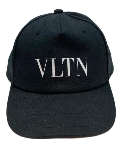 VALENTINO（ヴァレンティノ）VALENTINO (ヴァレンティノ) ロゴキャップ ブラック サイズ:59cmの古着・服飾アイテム