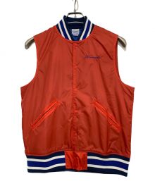 Champion（チャンピオン）の古着「ナイロンベスト」｜レッド