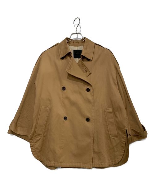 Spick and Span（スピックアンドスパン）Spick and Span (スピックアンドスパン) コットンリネンツイルオーバーミドル丈コート ベージュ サイズ:Sの古着・服飾アイテム