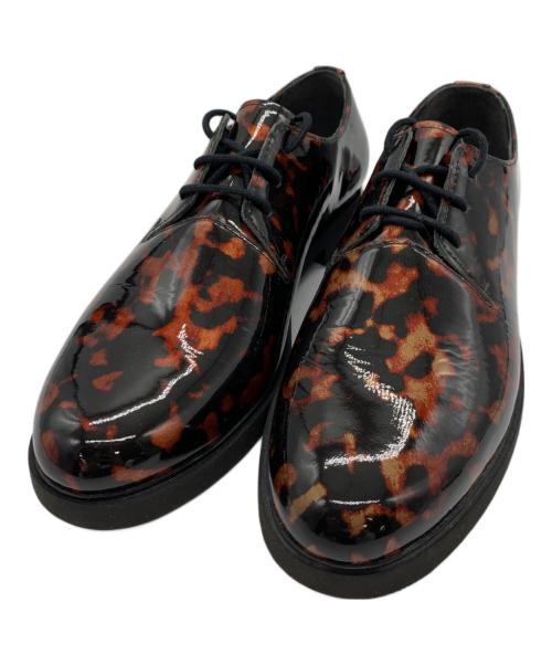 CAMPER（カンペール）CAMPER (カンペール) エナメルシューズ ブラウン×ブラック サイズ:24㎝の古着・服飾アイテム