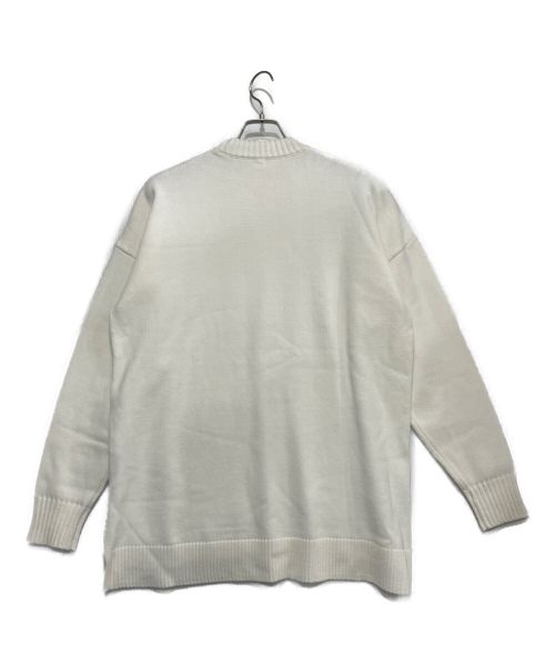 nagonstans（ナゴンスタンス）nagonstans (ナゴンスタンス) ボックスワイドプルオーバー ホワイト サイズ:Mの古着・服飾アイテム