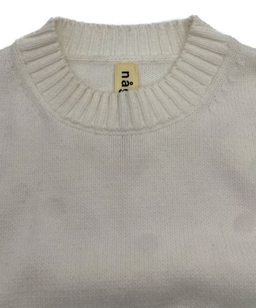 nagonstans（ナゴンスタンス）nagonstans (ナゴンスタンス) ボックスワイドプルオーバー ホワイト サイズ:Mの古着・服飾アイテム