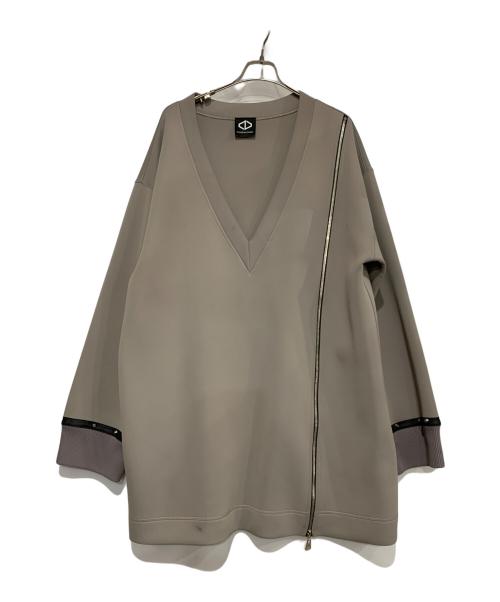 ACUOD by CHANU（アクオド バイ チャヌ）ACUOD by CHANU (アクオド バイ チャヌ) オーバーサイズカットソー グレー サイズ:FREEの古着・服飾アイテム