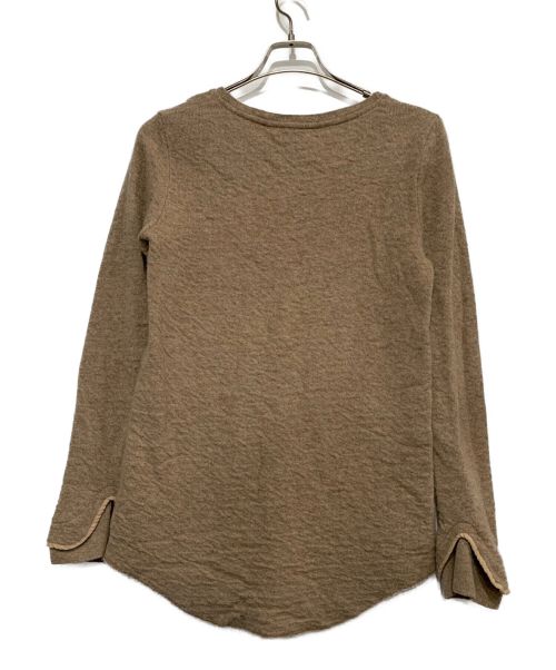 Uhr（ウーア）Uhr (ウーア) ウール混プルオーバー ベージュ サイズ:FREEの古着・服飾アイテム