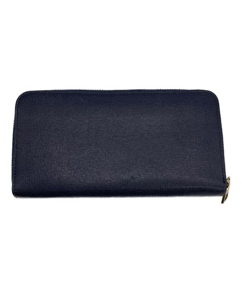 FURLA（フルラ）FURLA (フルラ) ラウンドファスナー財布 ネイビーの古着・服飾アイテム