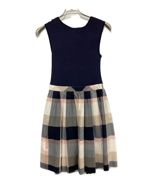 BLUE LABEL CRESTBRIDGE（ブルーレーベルクレストブリッジ）BLUE LABEL CRESTBRIDGE (ブルーレーベルクレストブリッジ) ワンピース ネイビー サイズ:Sの古着・服飾アイテム