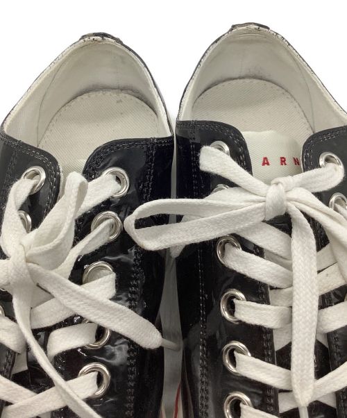 MARNI（マルニ）MARNI (マルニ) エナメルスニーカー ブラック サイズ:25.5㎝の古着・服飾アイテム