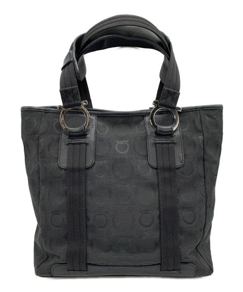 Salvatore Ferragamo（サルヴァトーレ フェラガモ）Salvatore Ferragamo (サルヴァトーレ フェラガモ) トートバッグ ブラックの古着・服飾アイテム