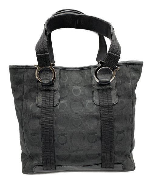 Salvatore Ferragamo（サルヴァトーレ フェラガモ）Salvatore Ferragamo (サルヴァトーレ フェラガモ) トートバッグ ブラックの古着・服飾アイテム