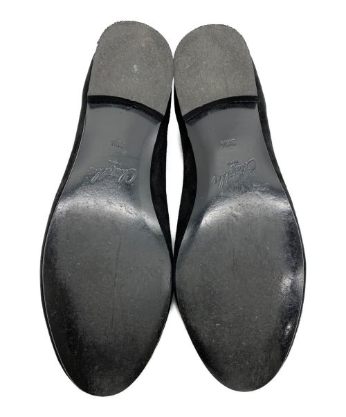 chatelles（シャテル）CHATELLES (シャテル) スリッポン ブラック サイズ:24㎝の古着・服飾アイテム