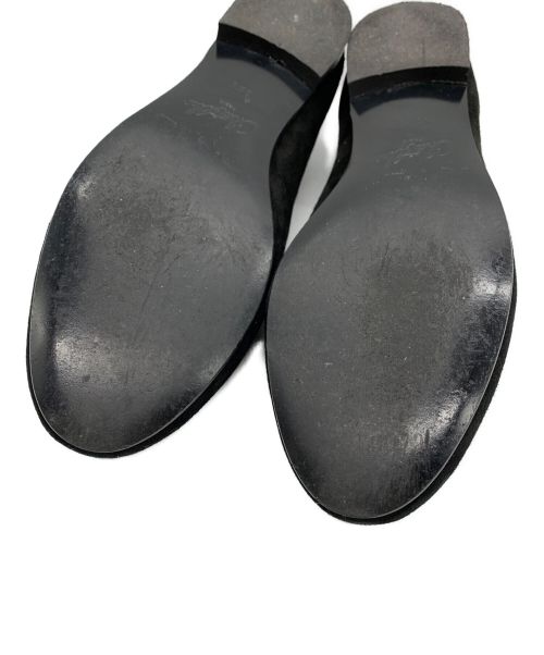 chatelles（シャテル）CHATELLES (シャテル) スリッポン ブラック サイズ:24㎝の古着・服飾アイテム