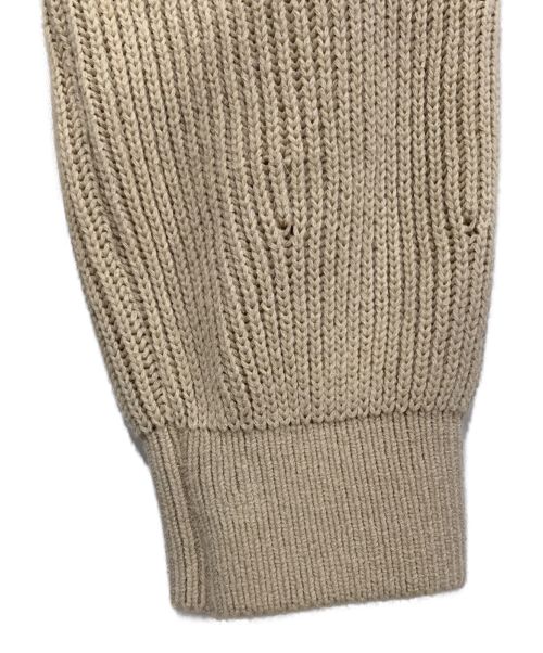 BEARDSLEY（ビアズリー）BEARDSLEY (ビアズリー) ノーカラーコート ベージュ サイズ:FREEの古着・服飾アイテム