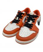 NIKEナイキ）の古着「AIR JORDAN1 Low OG」｜オレンジ×ホワイト