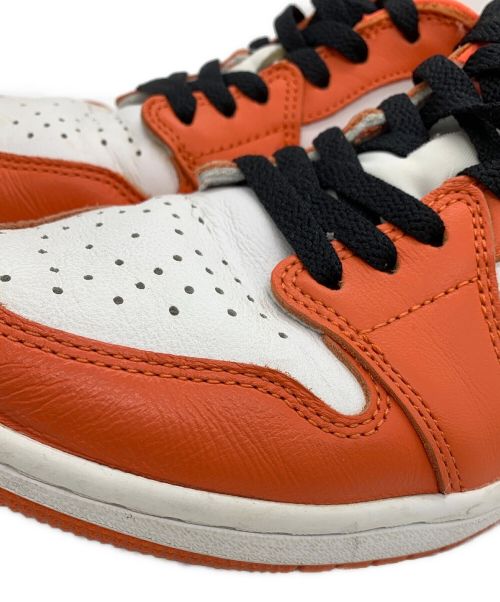NIKE（ナイキ）NIKE (ナイキ) AIR JORDAN1 Low OG オレンジ×ホワイト サイズ:27cmの古着・服飾アイテム
