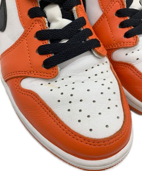 NIKE（ナイキ）NIKE (ナイキ) AIR JORDAN1 Low OG オレンジ×ホワイト サイズ:27cmの古着・服飾アイテム