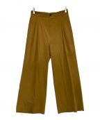 LOOPEルーペ）の古着「ツータックワイドパンツ」｜キャメル