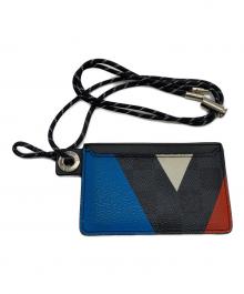LOUIS VUITTON（ルイ ヴィトン）の古着「ダミエ コバルト ポルトカルト コード」｜ネイビー×ブルー
