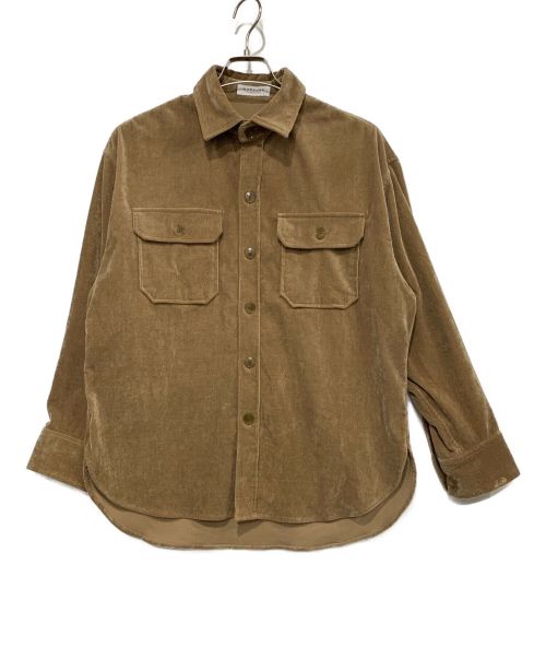 MACPHEE（マカフィー）MACPHEE (マカフィー) コーデュロイシャツ ブラウン サイズ:Sの古着・服飾アイテム