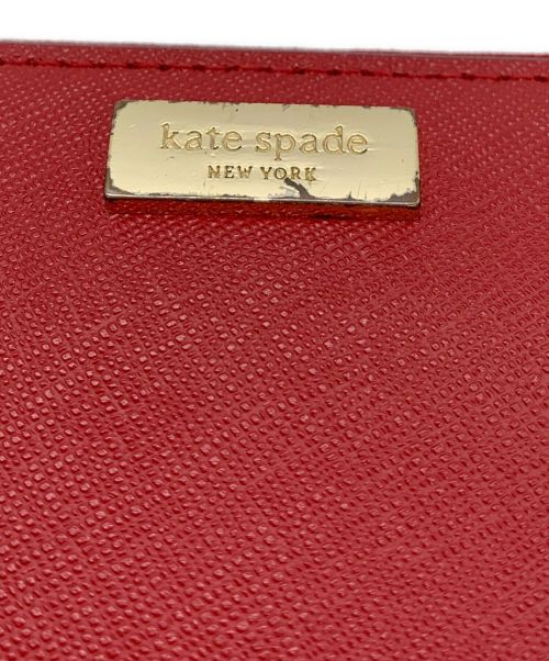 Kate Spade（ケイトスペード）Kate Spade (ケイトスペード) 長財布 レッドの古着・服飾アイテム