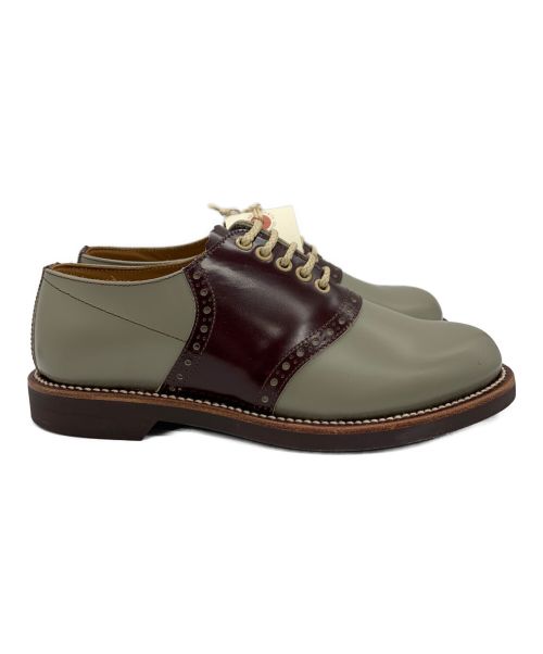 GLAD HAND（グラッドハンド）GLAD HAND (グラッドハンド) REGAL (リーガル) サドルシューズ ブラウン×グレー サイズ:24.5㎝の古着・服飾アイテム