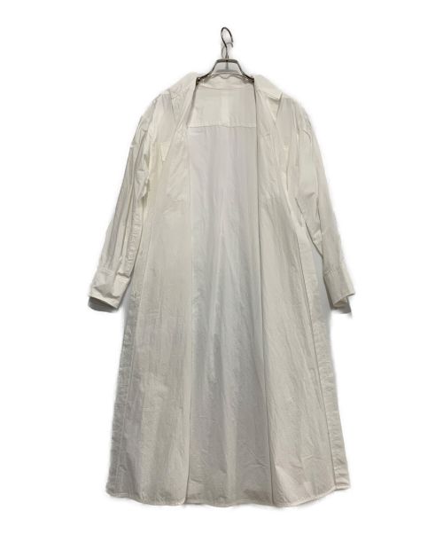 allureville（アルアバイル）allureville (アルアバイル) シャツワンピース ホワイト サイズ:2の古着・服飾アイテム