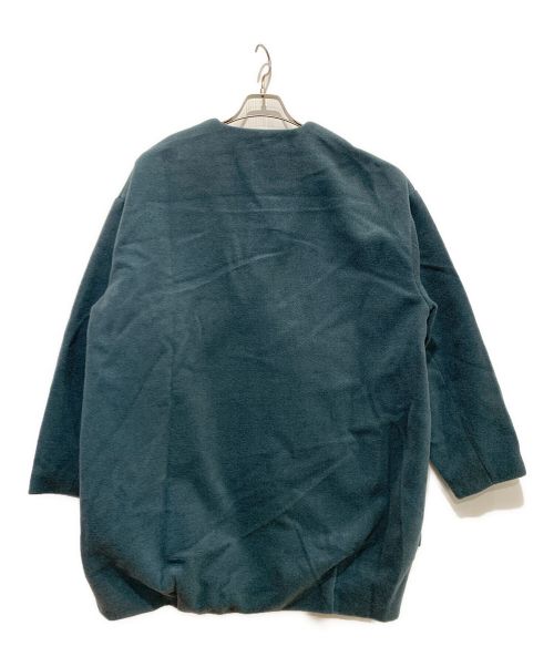 URBAN RESEARCH（アーバンリサーチ）URBAN RESEARCH (アーバンリサーチ) Vネックオーバーミドル丈コート ブルー サイズ:FREEの古着・服飾アイテム