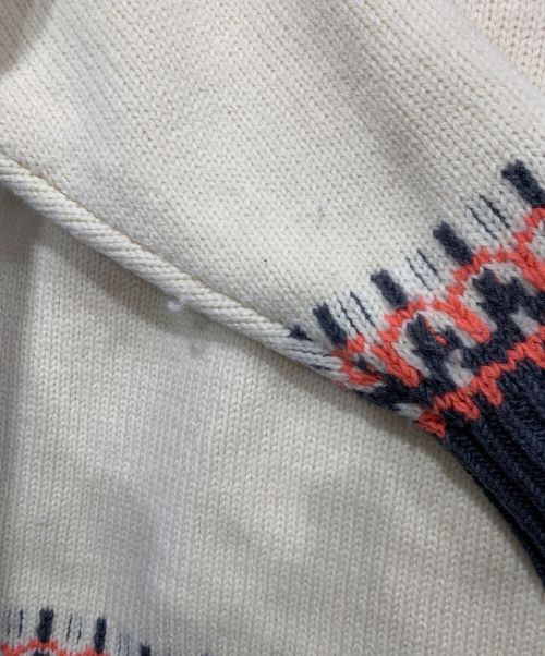 N.HOOLYWOOD（エヌ ハリウッド）N.HOOLYWOOD (エヌ ハリウッド) セーター グレー×ベージュ サイズ:SIZE36の古着・服飾アイテム