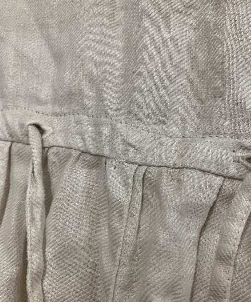 nest Robe（ネストローブ）nest Robe (ネストローブ) リネンサロペット ベージュ サイズ:FREEの古着・服飾アイテム