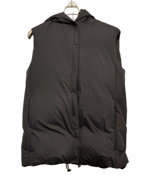 SALON（サロン）SALON (サロン) 2WAYフーデットダウンベスト ブラック サイズ:FREEの古着・服飾アイテム