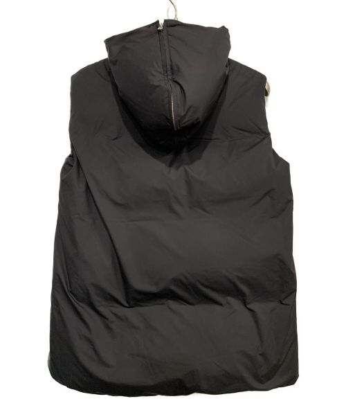 SALON（サロン）SALON (サロン) 2WAYフーデットダウンベスト ブラック サイズ:FREEの古着・服飾アイテム
