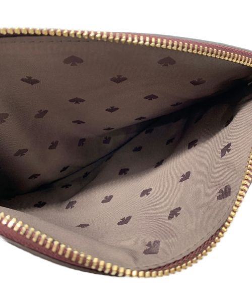 Kate Spade（ケイトスペード）Kate Spade (ケイトスペード) 2WAYショルダーバッグ ブラウン×ホワイトの古着・服飾アイテム