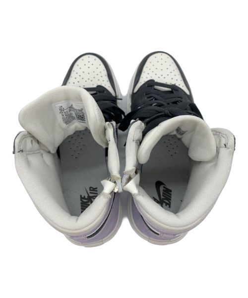 NIKE（ナイキ）NIKE (ナイキ) AIR JORDAN1　 ホワイト×パープル サイズ:27.5の古着・服飾アイテム