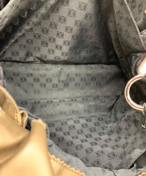 LOEWE（ロエベ）LOEWE (ロエベ) レザーショルダーバッグ ブラウンの古着・服飾アイテム