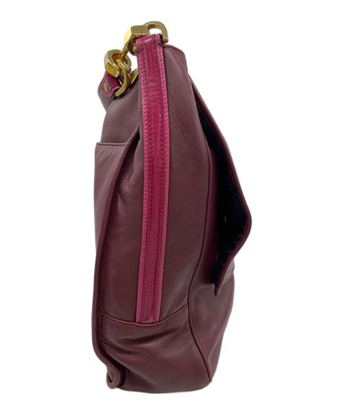 LOEWE（ロエベ）LOEWE (ロエベ) 2WAYショルダーバッグ ボルドーの古着・服飾アイテム