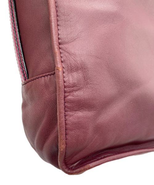 LOEWE（ロエベ）LOEWE (ロエベ) 2WAYショルダーバッグ ボルドーの古着・服飾アイテム