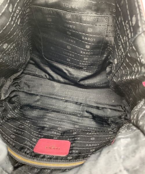 LOEWE（ロエベ）LOEWE (ロエベ) 2WAYショルダーバッグ ボルドーの古着・服飾アイテム