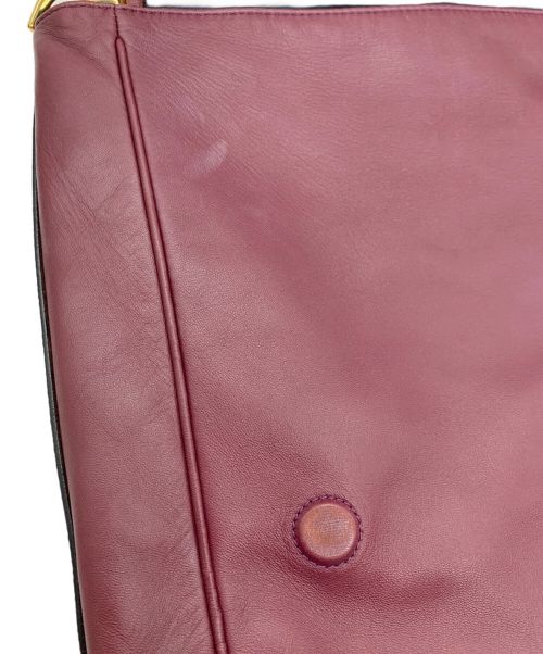 LOEWE（ロエベ）LOEWE (ロエベ) 2WAYショルダーバッグ ボルドーの古着・服飾アイテム