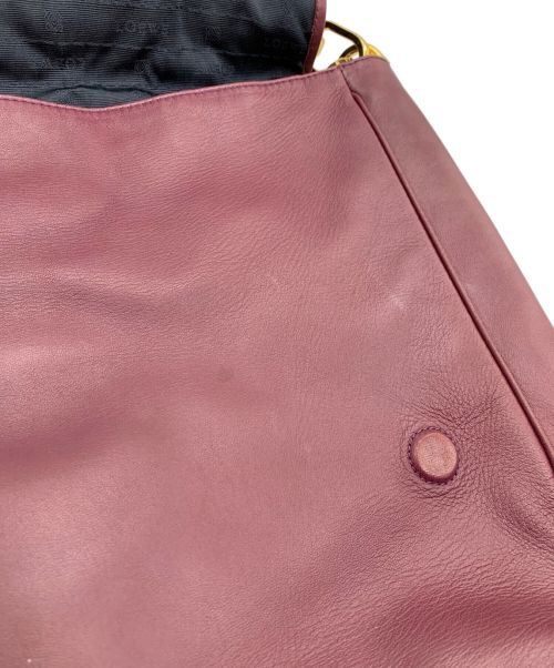 LOEWE（ロエベ）LOEWE (ロエベ) 2WAYショルダーバッグ ボルドーの古着・服飾アイテム