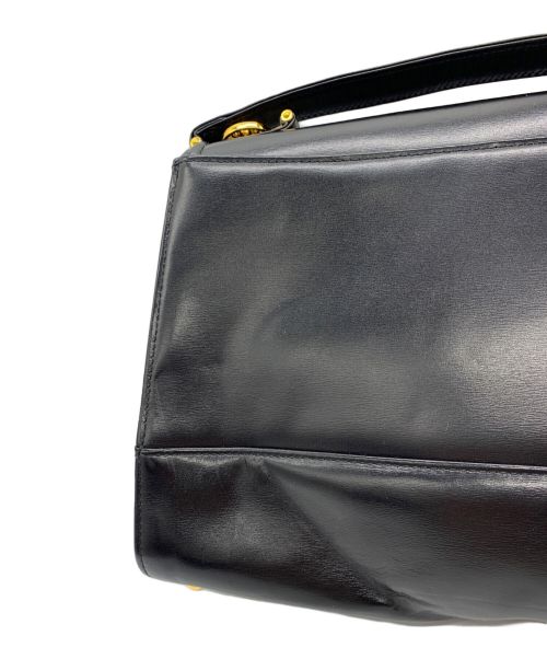 VERSACE（ヴェルサーチェ）VERSACE (ヴェルサーチ) ハンドバッグ ブラックの古着・服飾アイテム