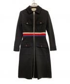 GUCCIグッチ）の古着「ファスナーパーティードレス」｜ブラック