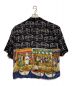 guy buffet (ガイ・ビュフェ) 総柄オープンカラーシャツ ブラック サイズ:XL：5000円
