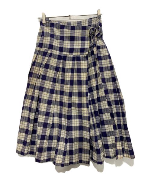 ROBE DE CHAMBRE COMME DES GARCONS（ローブドシャンブル コムデギャルソン）ROBE DE CHAMBRE COMME DES GARCONS (ローブドシャンブル コムデギャルソン) セットアップ ブルー×ホワイト サイズ:FREEの古着・服飾アイテム